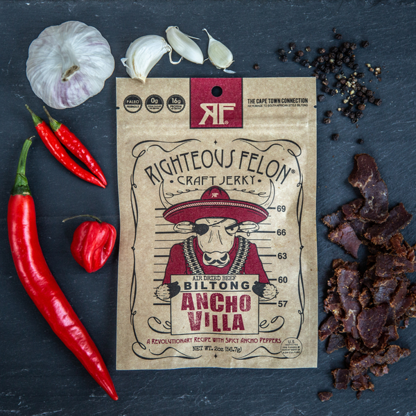 Ancho Villa Biltong - Righteous Felon