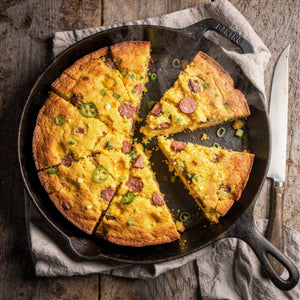 Andouille Skillet Cornbread