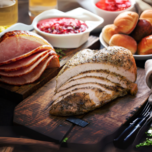 Half Spiral Ham & Smoked Turkey Breast Bundle