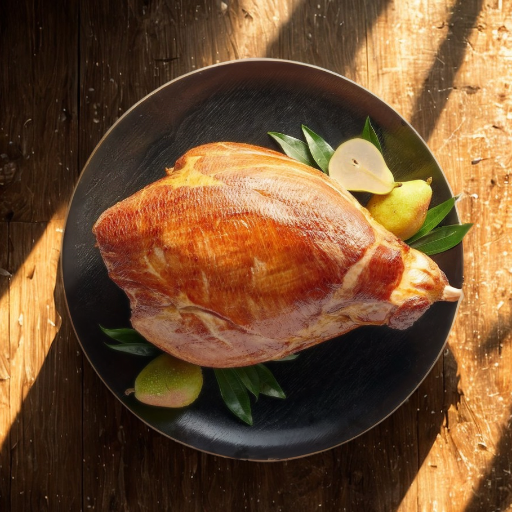 Old Fashioned Bone-In Smoked Ham (18lb+) - Ossian Smoked Meats