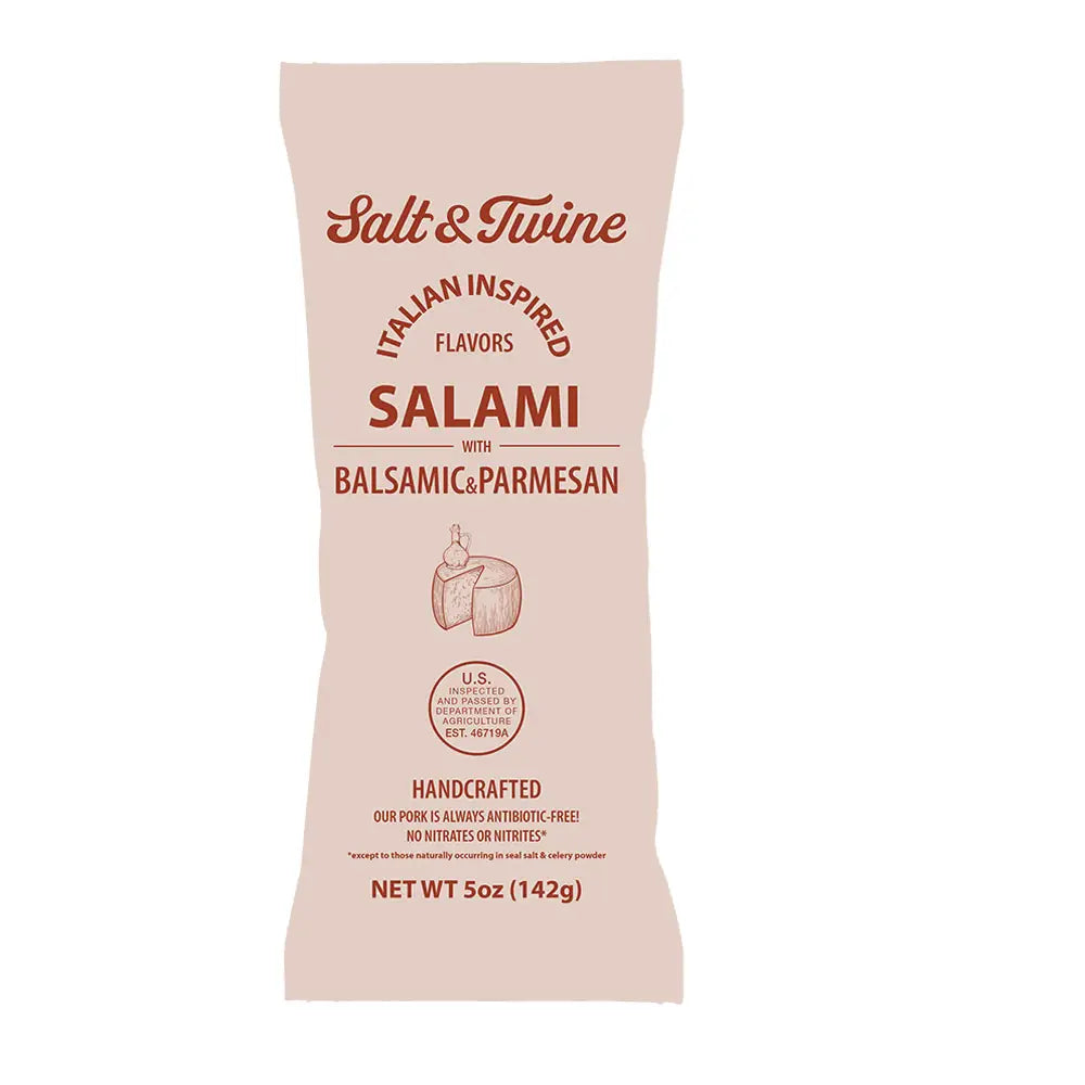 Balsamic & Parmesan Salami (Salt & Twine)