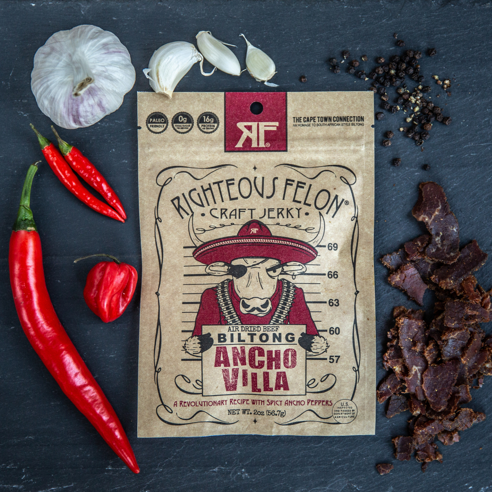 Ancho Villa Biltong - Righteous Felon