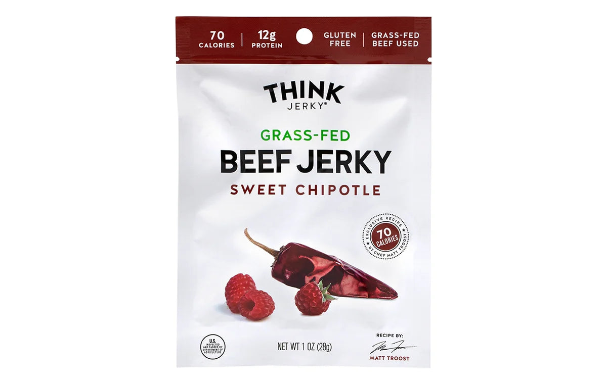 Sweet Chipotle Beef Jerky (Think Jerky) - Carnivore Club USA