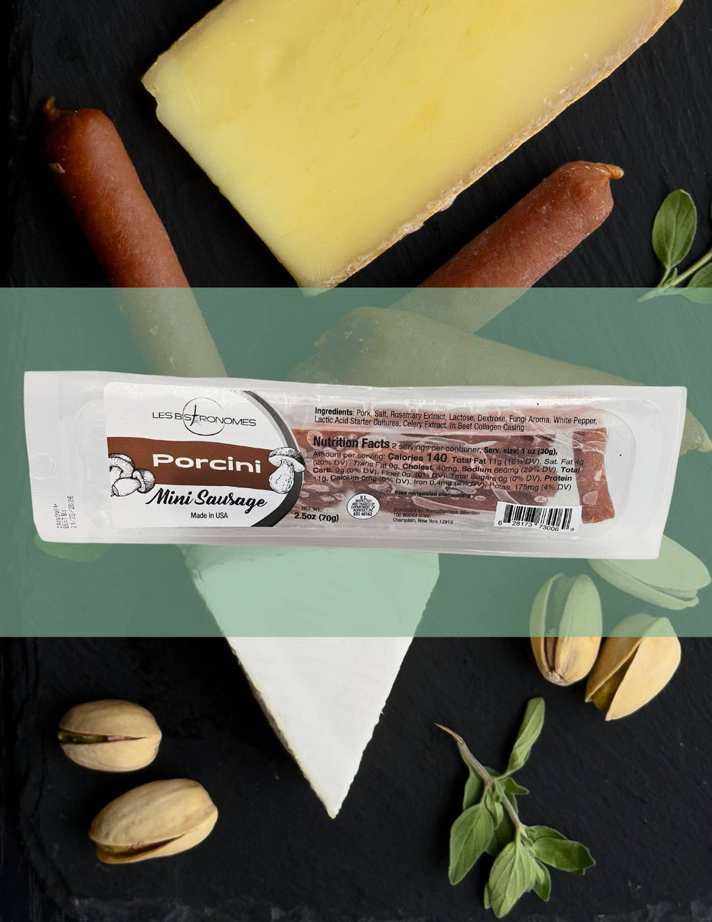 Porcini mini Dried Sausage (Les Bistronomes)