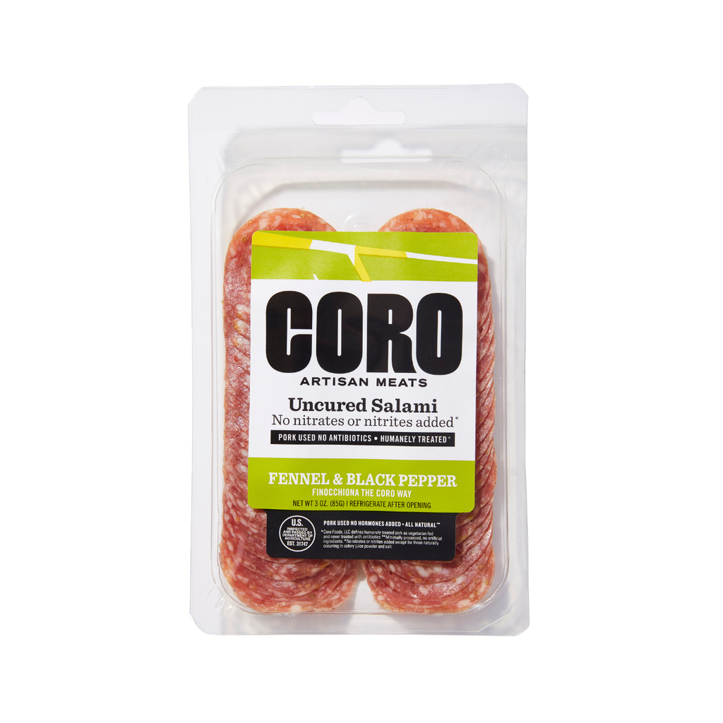 Fennel & Black Pepper Salami - Coro Foods