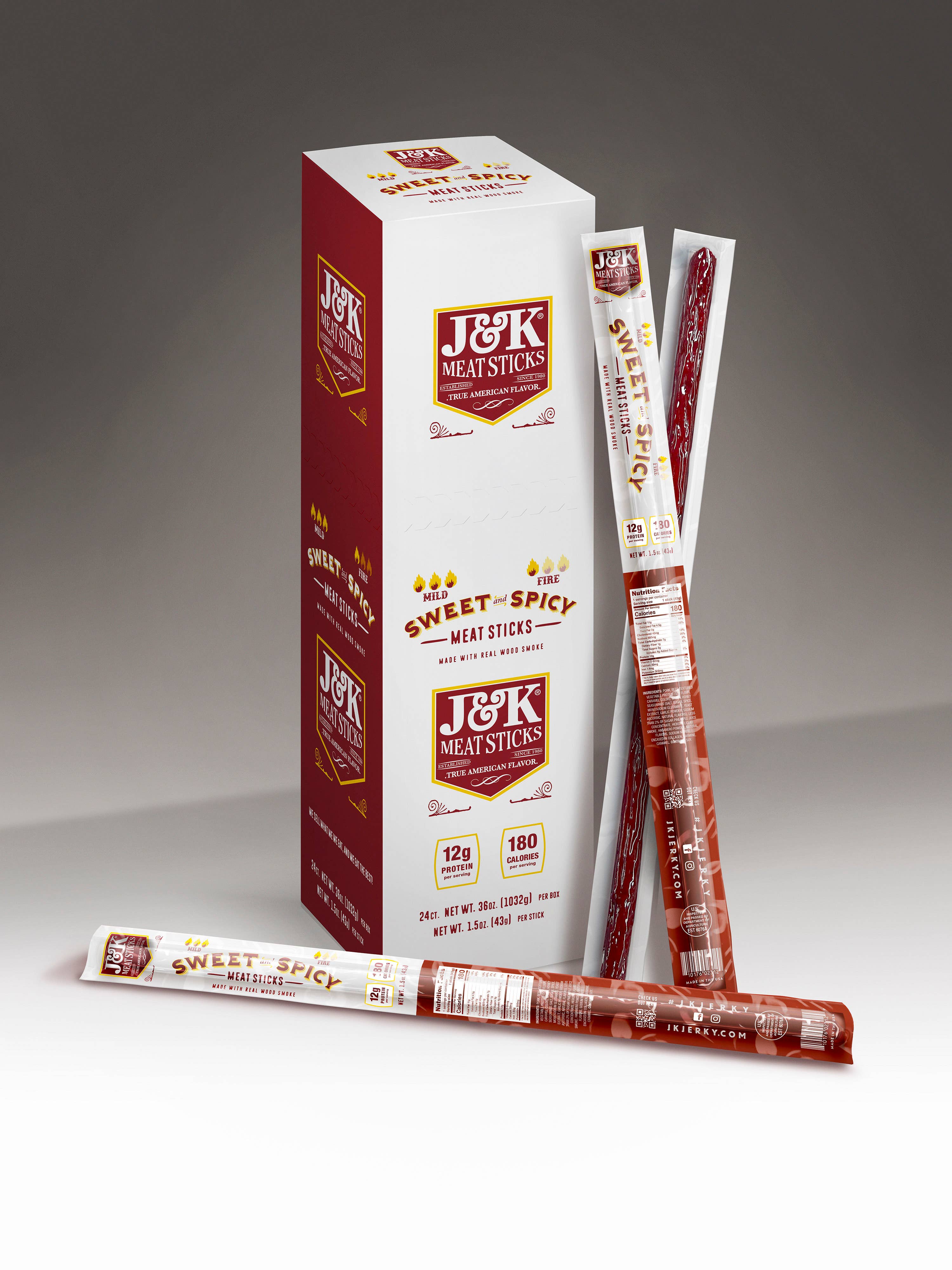 Sweet & Spicy Flavor Sticks (J&K Jerky)
