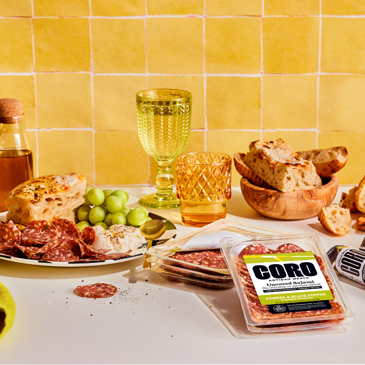 Fennel & Black Pepper Salami - Coro Foods
