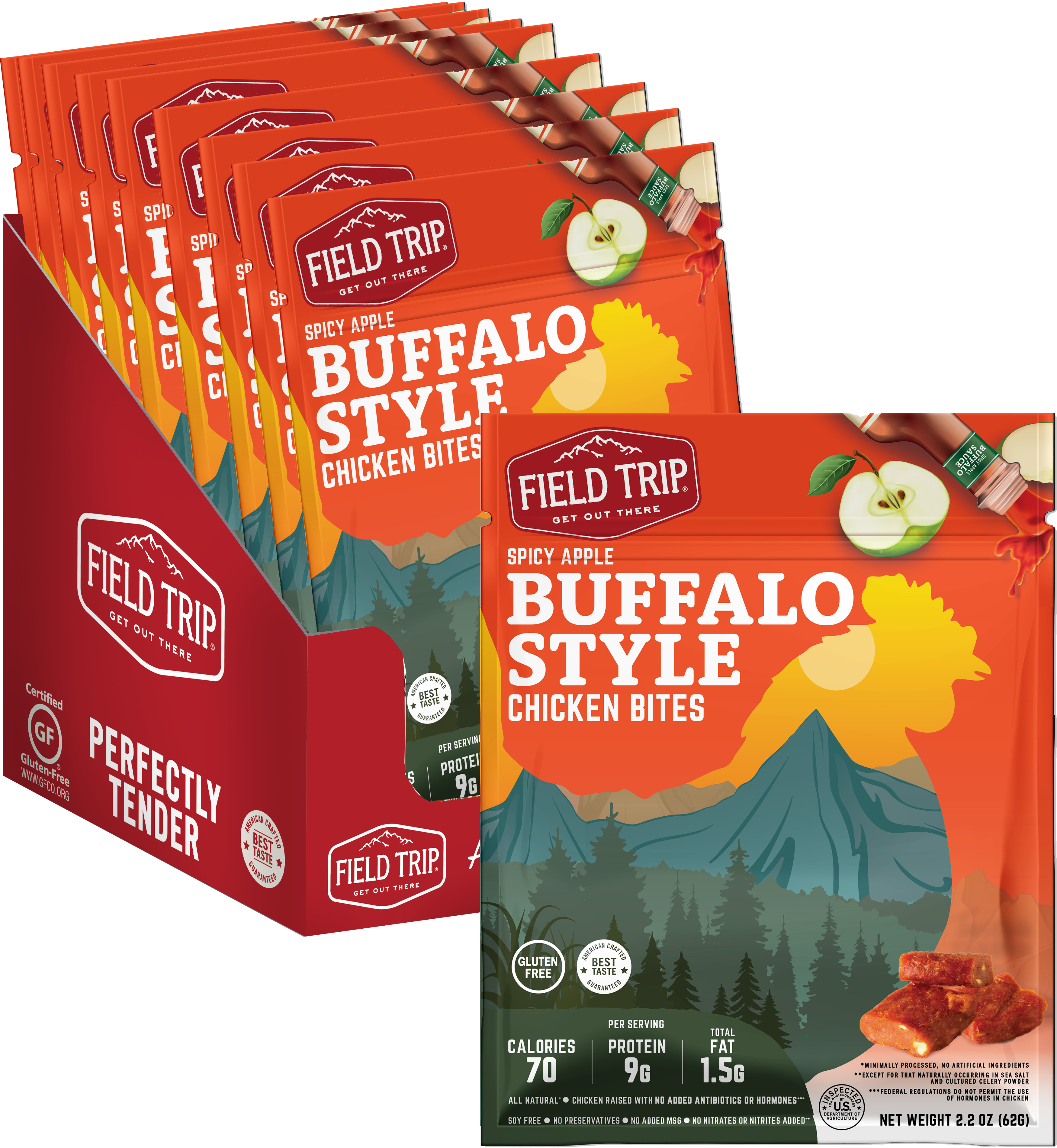 Spicy Apple Buffalo Style Chicken Bites - Field Trip