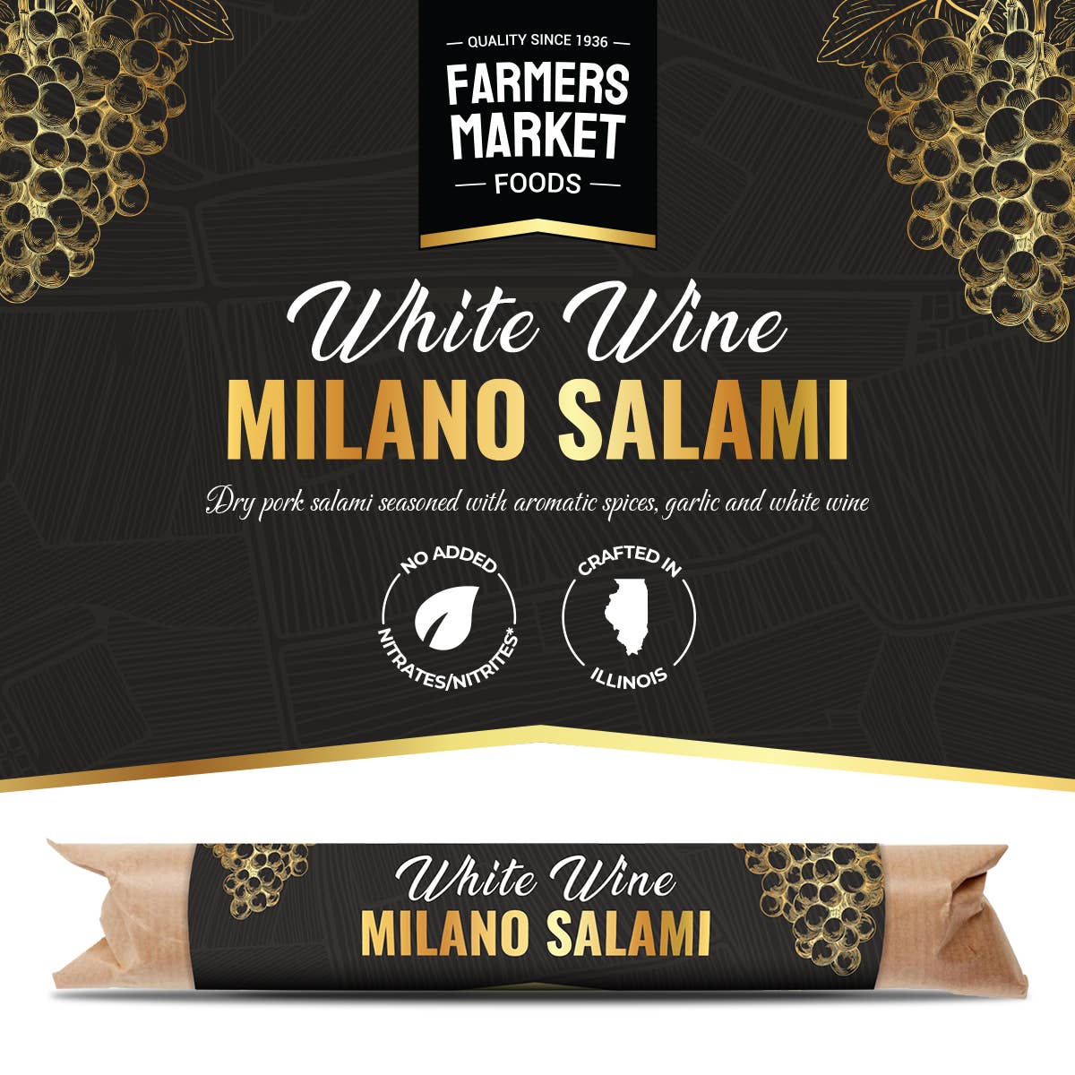 White Wine Milano Salami 5oz