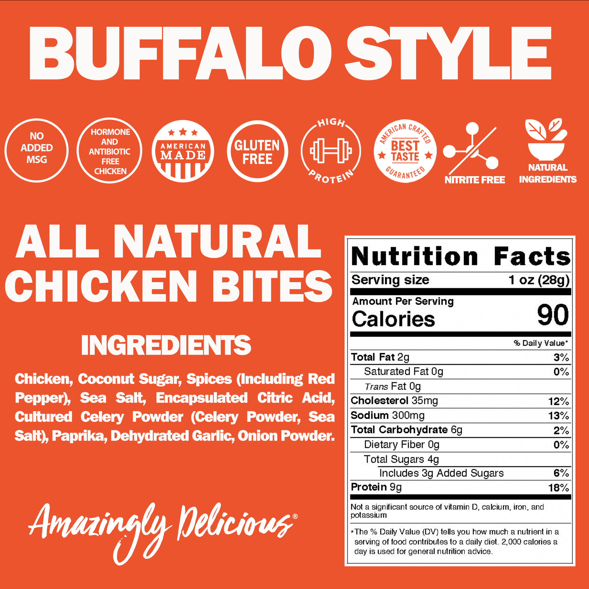 Spicy Apple Buffalo Chicken Bites - Field Trip