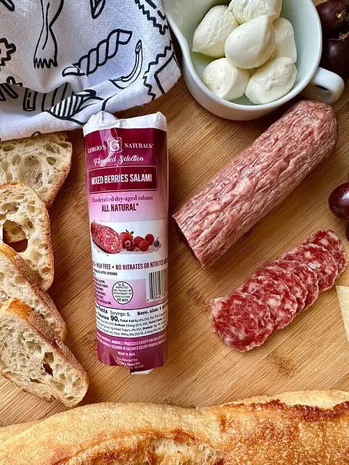 Mixed Berry salami (Giorgio's Naturals) - Carnivore Club USA