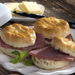Country Ham Biscuit Slices - Broadbent's