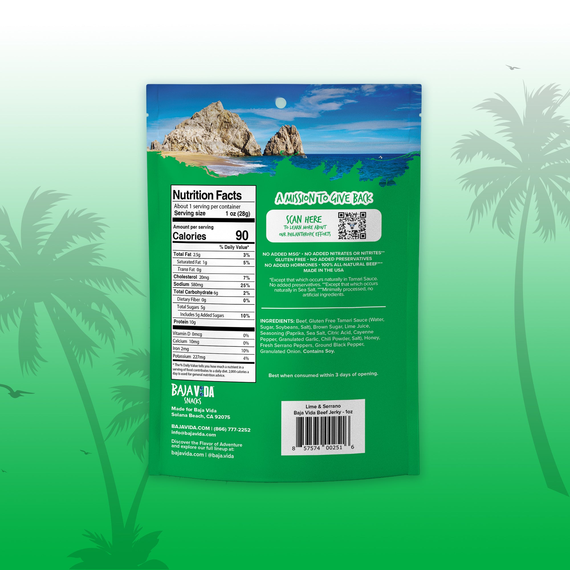 Lime & Serrano Beef Jerky - Carnivore Club USA