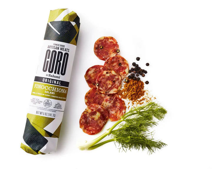 Finocchiona Salami Piccolo (Coro Foods) - Carnivore Club USA