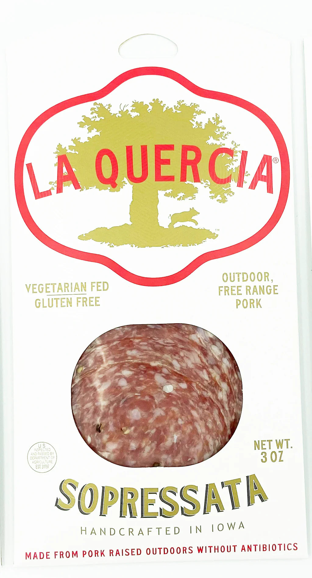 Sopressata Salami (La Quercia) - Carnivore Club USA