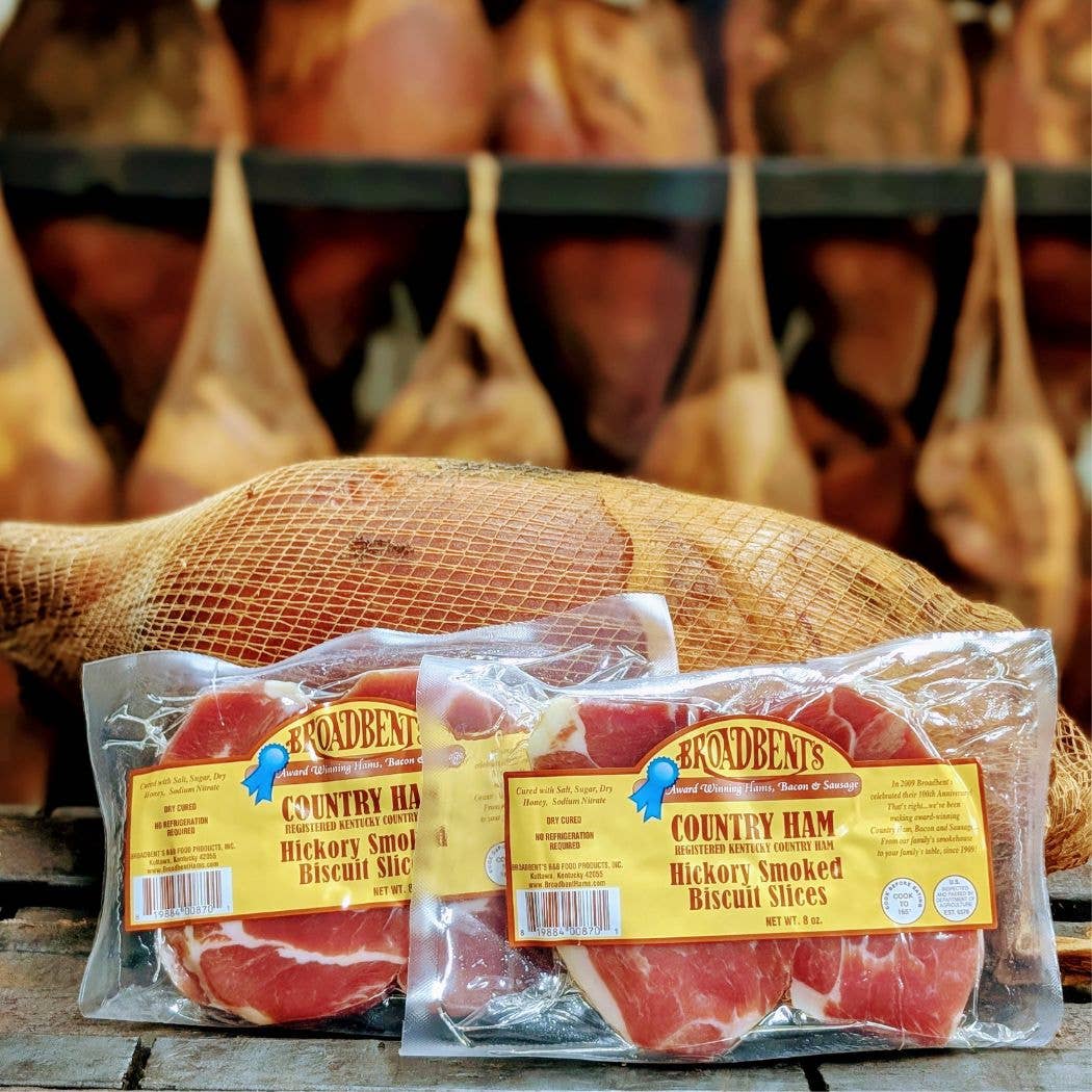 Country Ham Biscuit Slices - Broadbent's