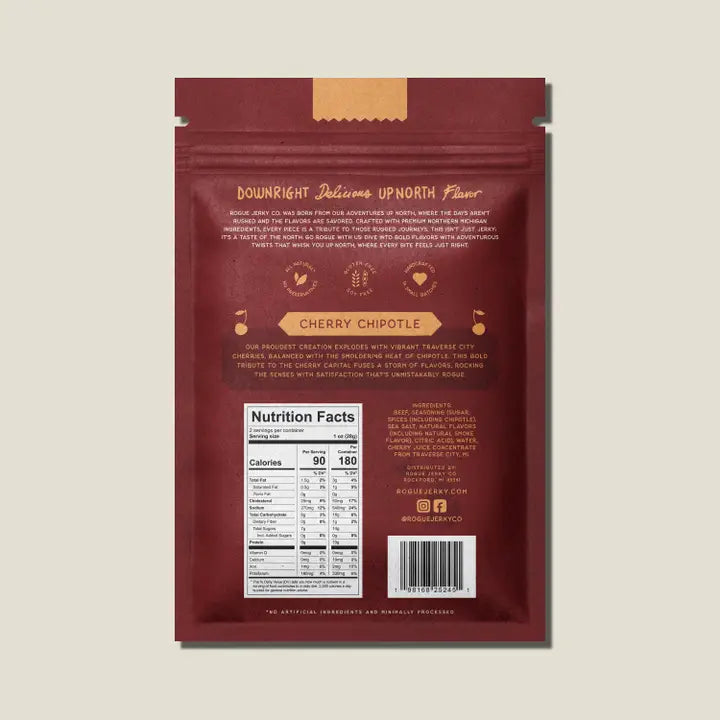 Cherry Chipotle Beef Jerky - Rogue Jerky Co