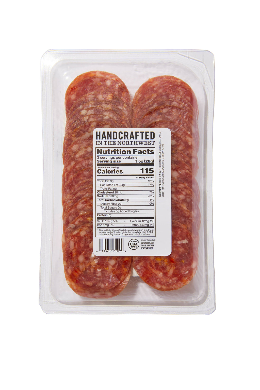 Orange Cardamom Salami - Coro Foods