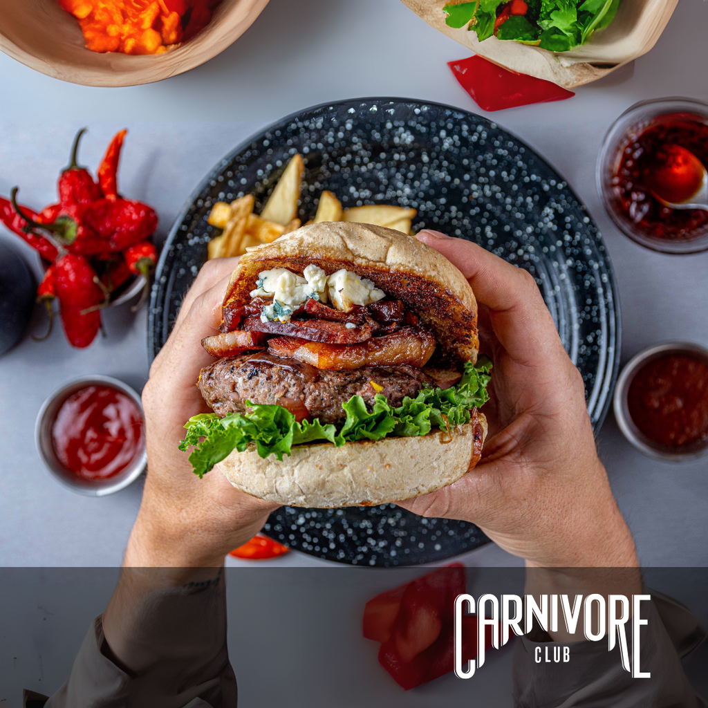 4 1/2 lb Ground Beef Patties (2lb total) - Carnivore Club USA