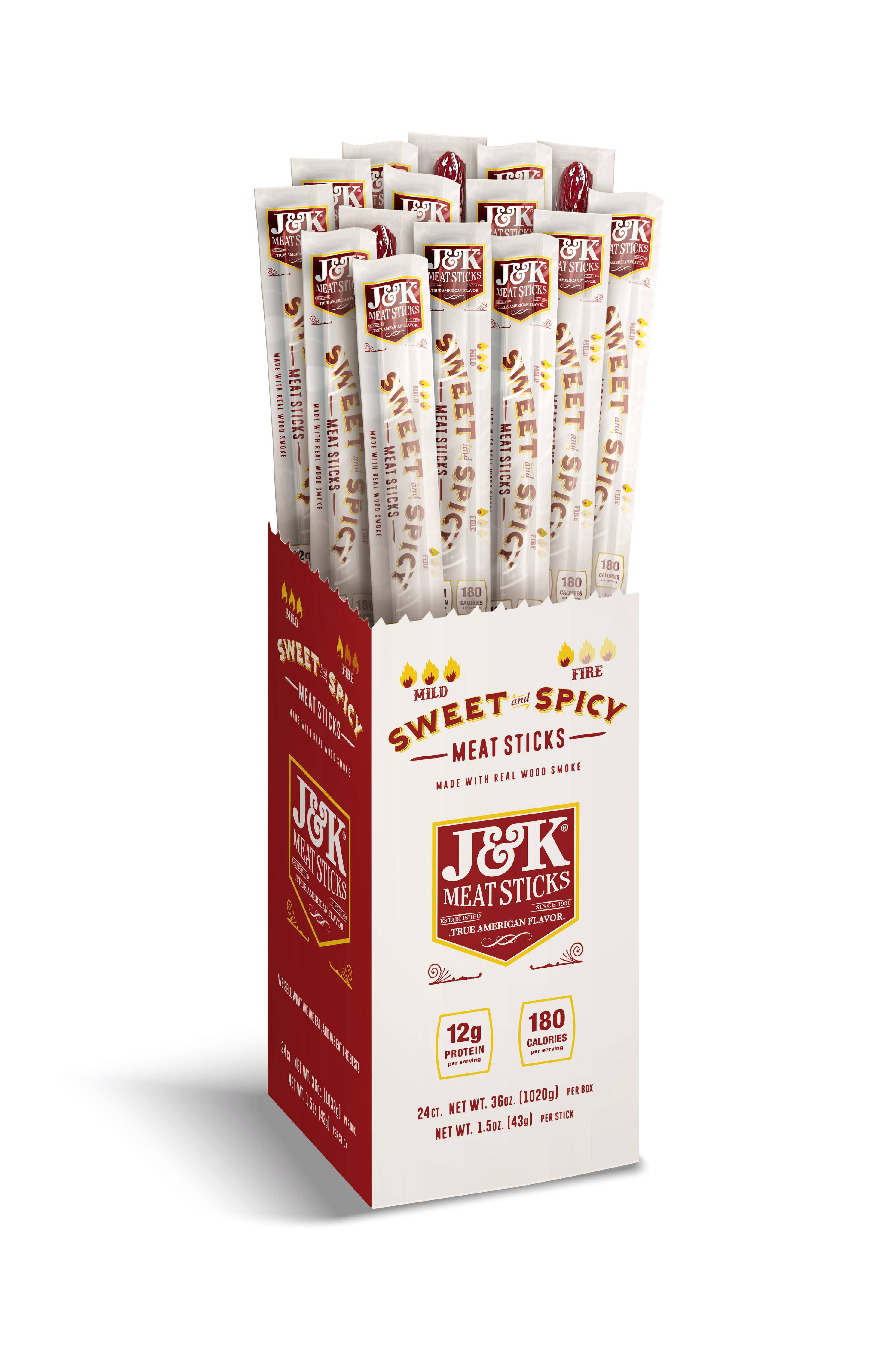 Sweet & Spicy Flavor Sticks (J&K Jerky)
