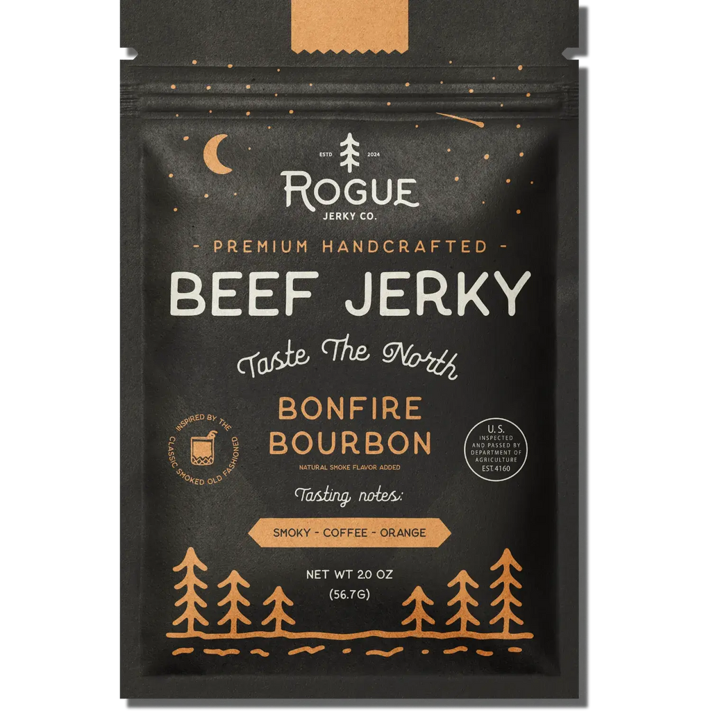 Bonfire Bourbon Beef Jerky - Rogue Jerky