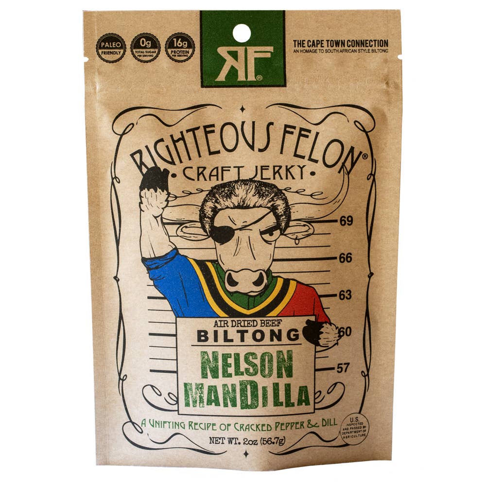 Nelson Mandilla Biltong - Righteous Felon