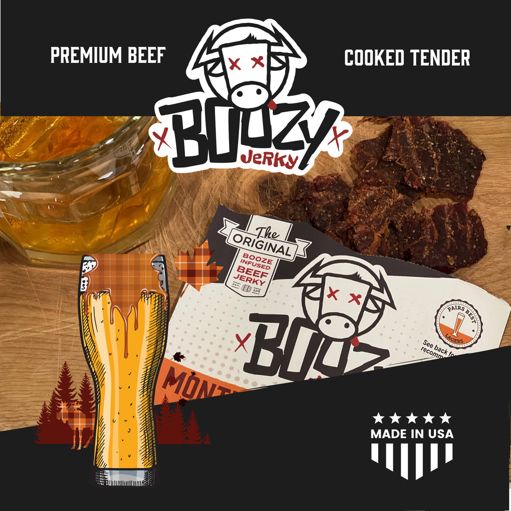 Montreal Maple Spice Lager Beef Jerky - Boozy