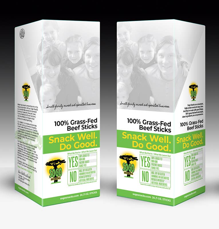 Chimichurri 100% Grass-Fed Beef Sticks - Sugar Free (Sogo Snacks)