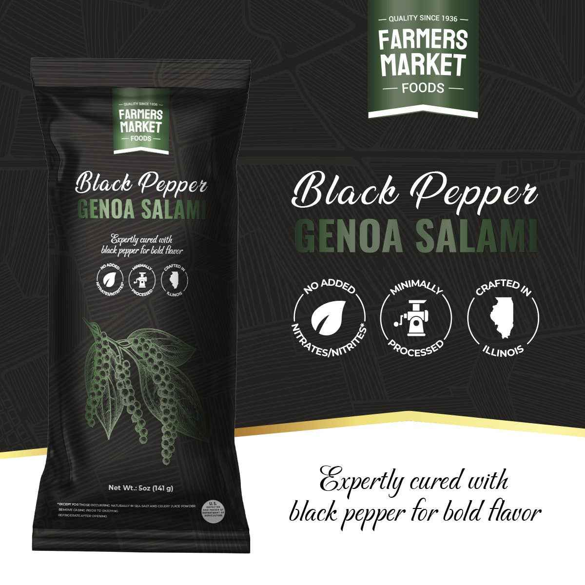 Black Pepper Genoa Salami 5oz