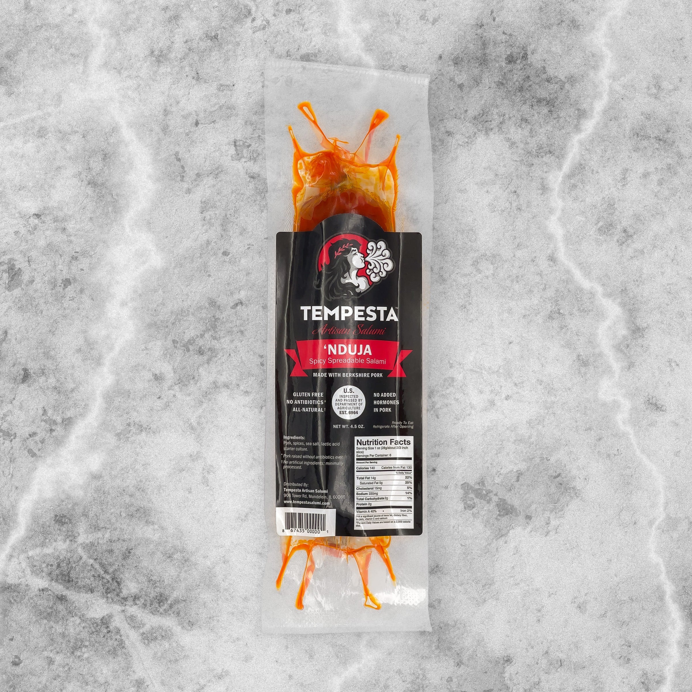 Nduja (Tempesta Artisan Salumi) - Carnivore Club USA