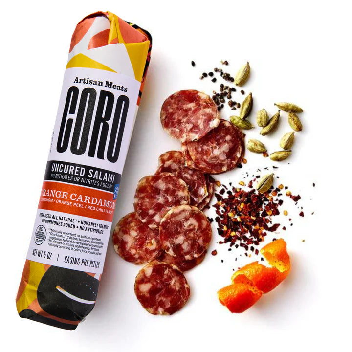 Orange Cardamom Salami Piccolo (Coro Foods) - Carnivore Club USA