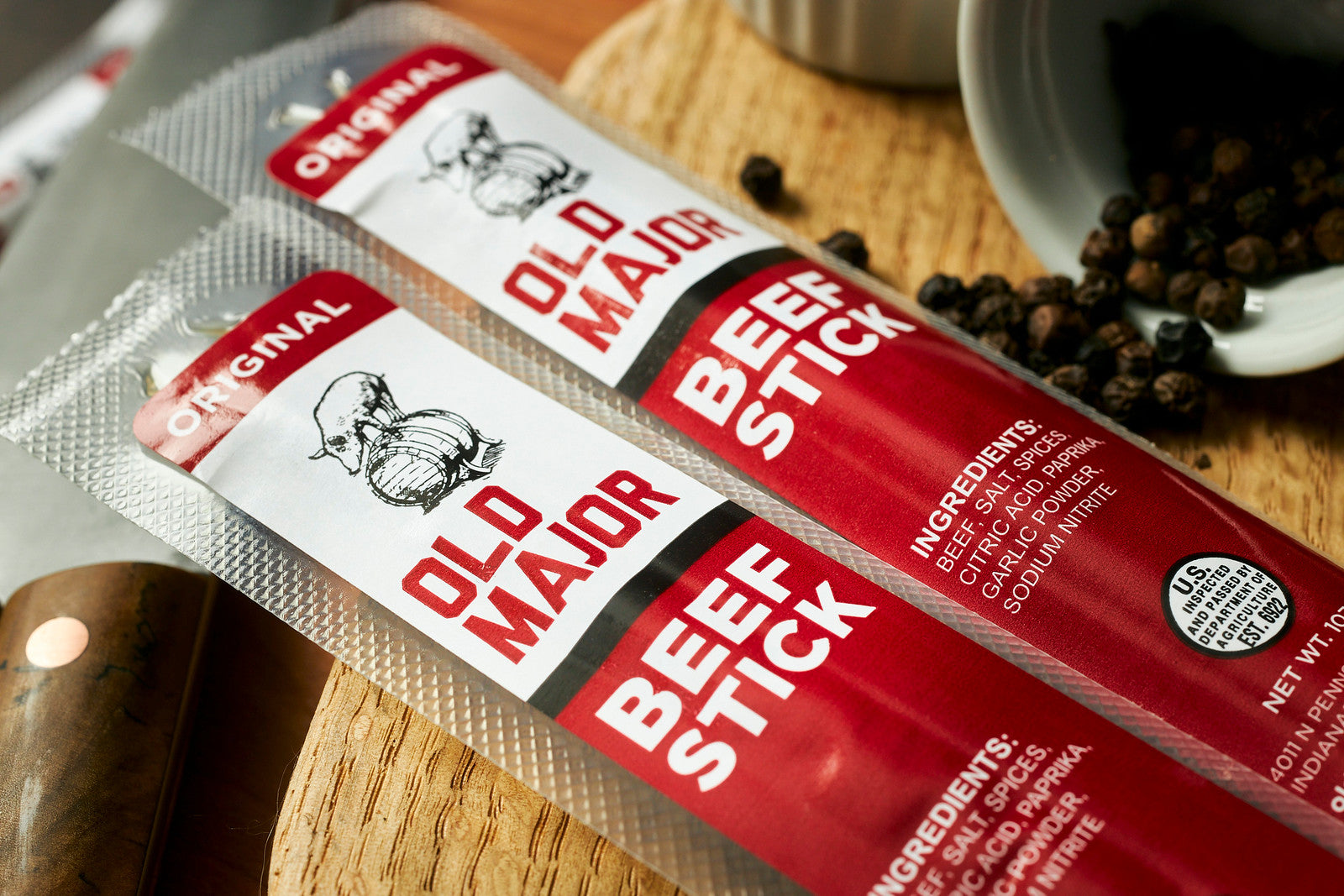 Original Beef Snack Sticks (Old Major) - Carnivore Club USA