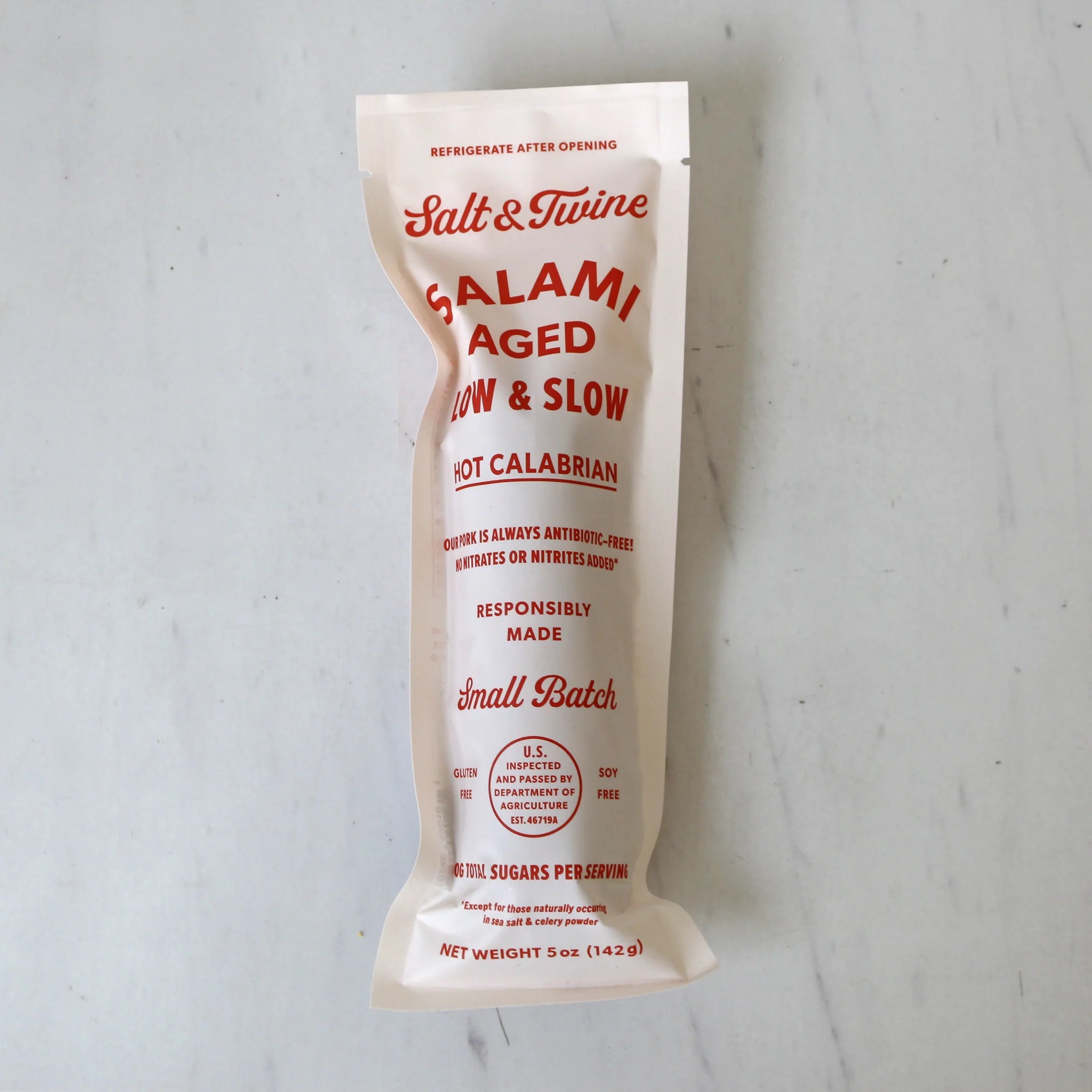 Hot Calabrian Salami (Salt & Twine)