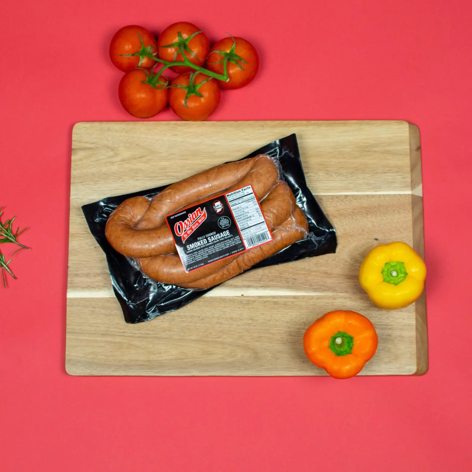 Premium Rope Smoked Sausage (32 oz) - Carnivore Club USA