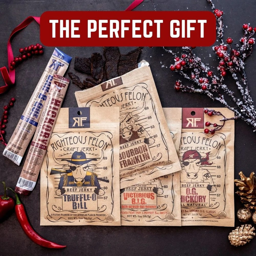 Bourbon Franklin Beef Jerky (Righteous Felon) - Carnivore Club USA