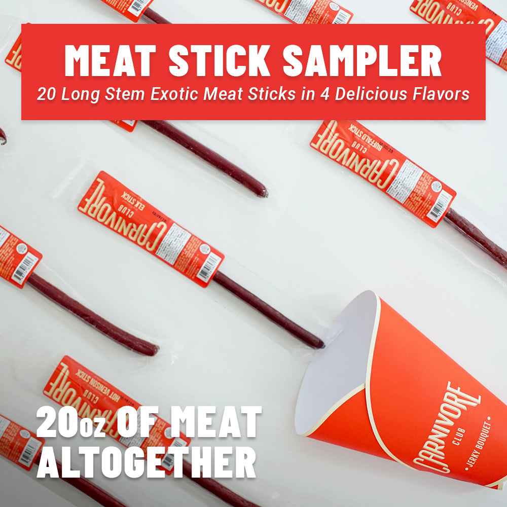 Exotic Meat Snack Stick Bouquet
