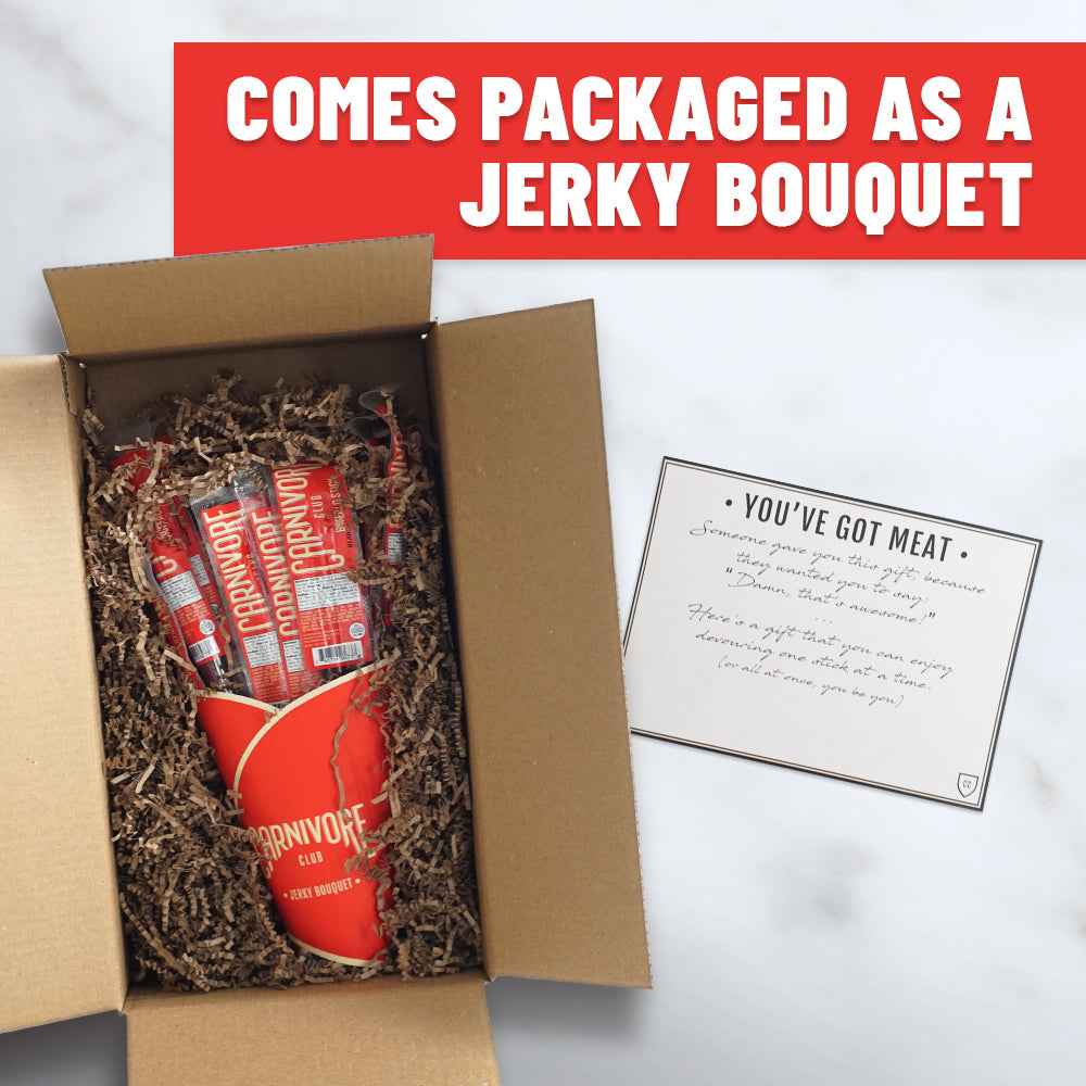 Exotic Meat Snack Stick Bouquet