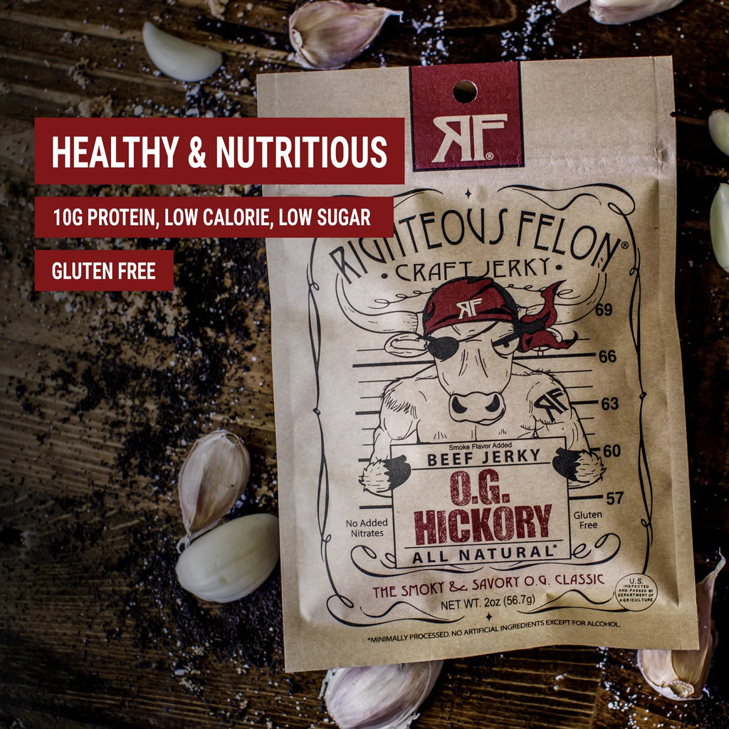 OG Hickory Beef Jerky - Righteous Felon