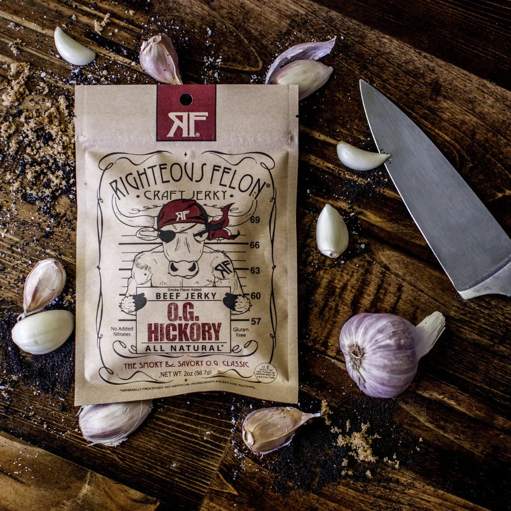 OG Hickory Beef Jerky - Righteous Felon